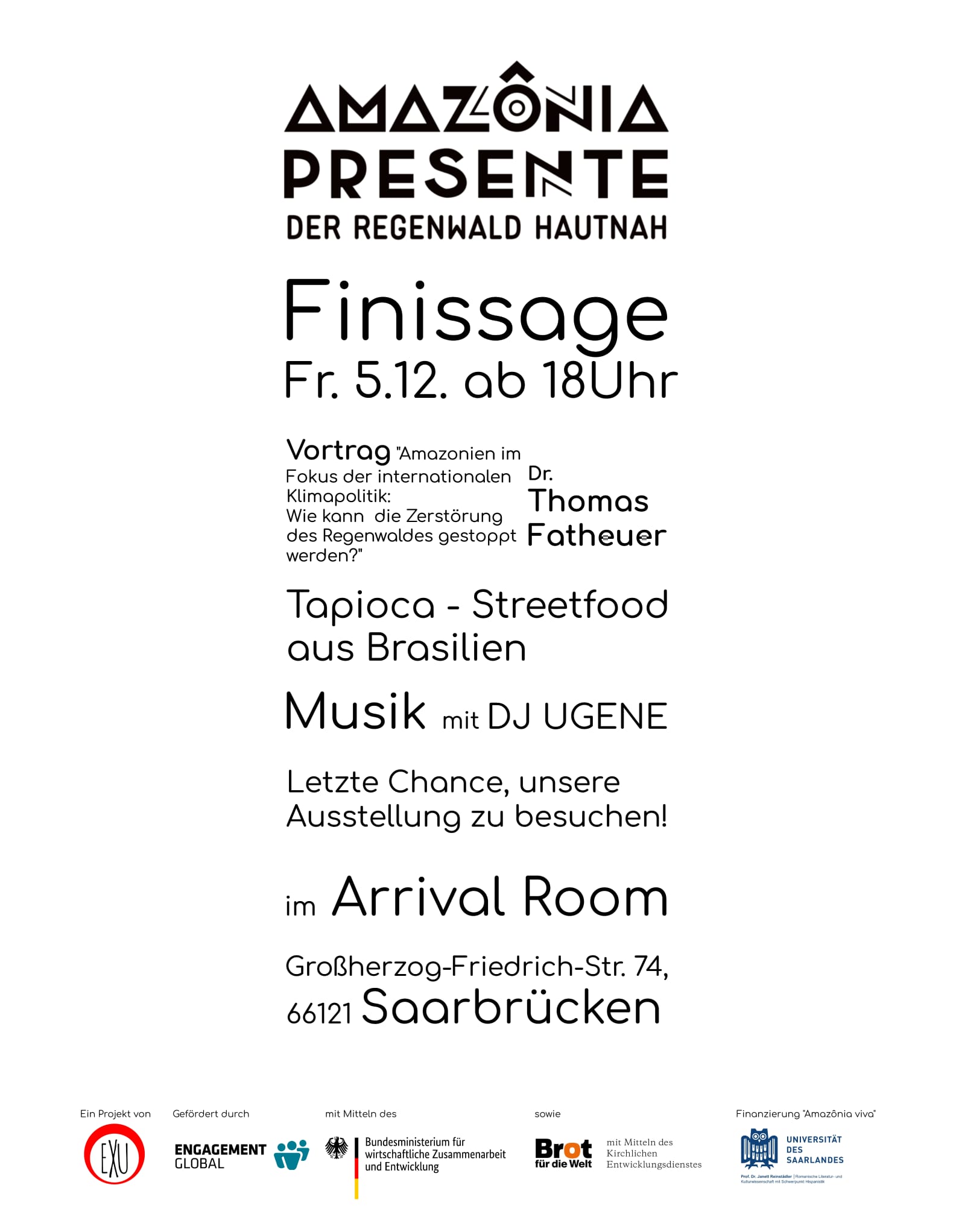 Plakat Amazonia Presente Projekt